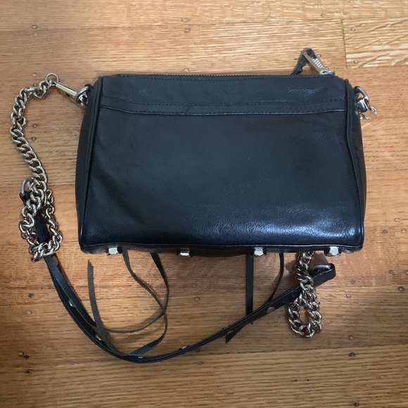 Rebecca Minkoff Black/Gold Mini Mac Crossbody - Picture 2 of 3